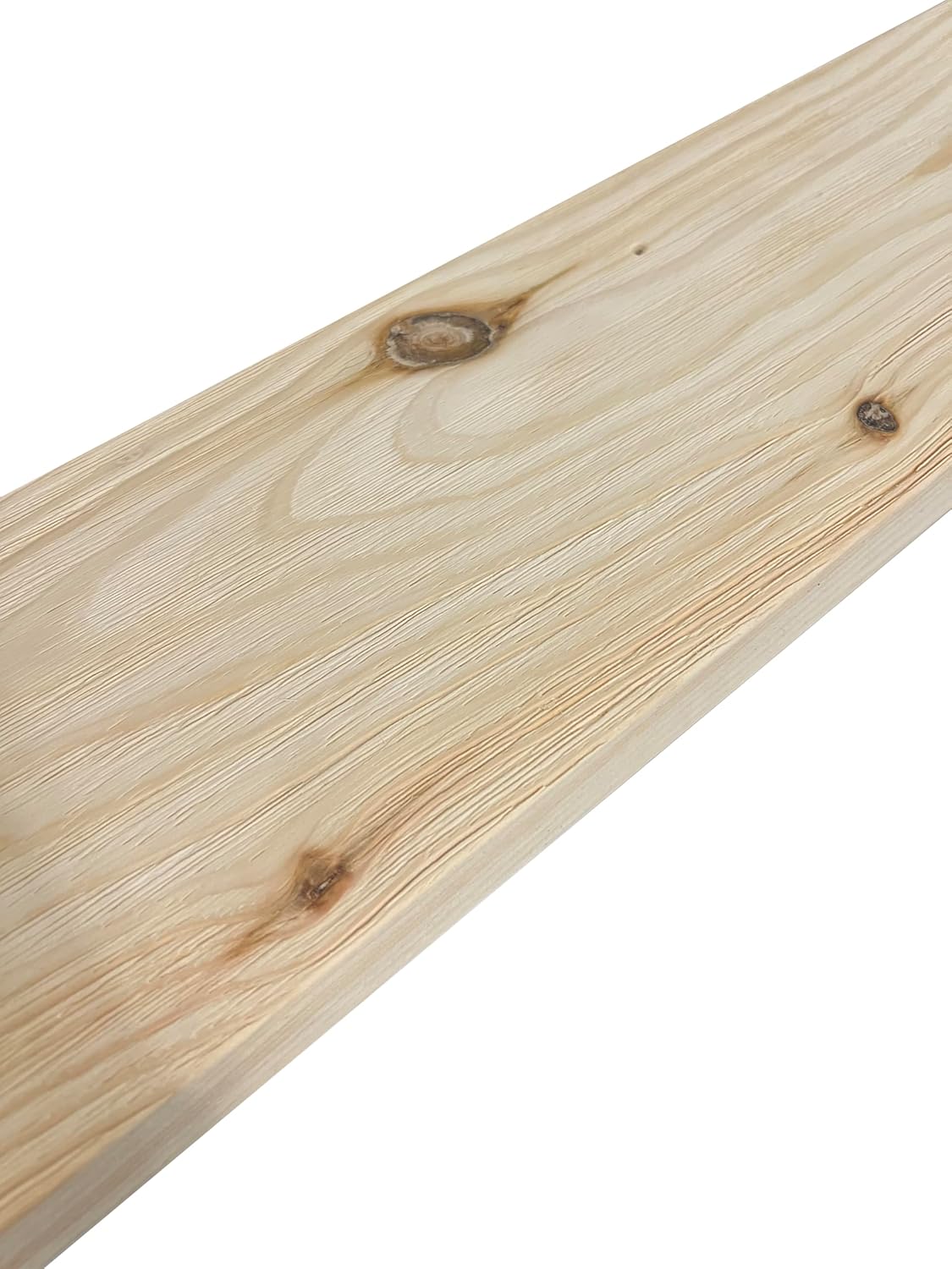 joelsantiques 18 Inch Floating Shelves for Wall - 18x6x2 in - Unfinished Wood Shelf Design, Wooden Wall Shelves for Bedroom, Bathroom, Kitchen and Living Room - Display and Store Your Décor at Home