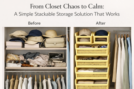 From Closet Chaos to Calm: A Simple Stackable Storage Solution That Works