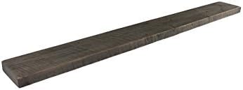 joelsantiques 72 Inch Wooden Floating Shelves for Wall - 72x8x2 in - Made of Natural Wood - Long Wall Shelves for Bedroom - Perfect for Living Room, Kitchen - Made in USA - Gray