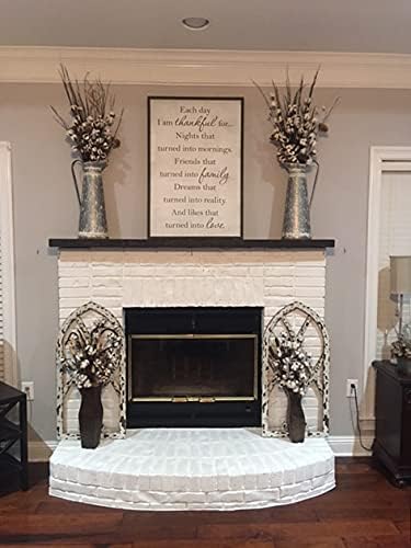 joelsantiques 60 Inch Wooden Floating Shelves for Wall - 60x8x2 in - Made of Natural Wood - Long Heavy Duty Rustic Wall Shelves for Bedroom - Perfect for Living Room, Kitchen - Made in USA - Mocha