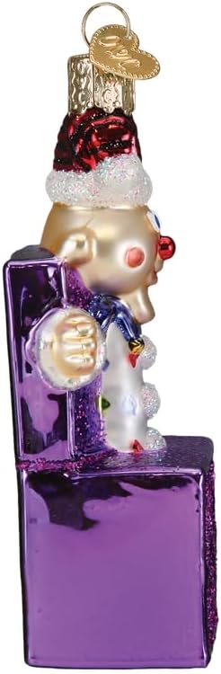 Old World Christmas Charlie-in-The-Box Glass Hanging Ornament