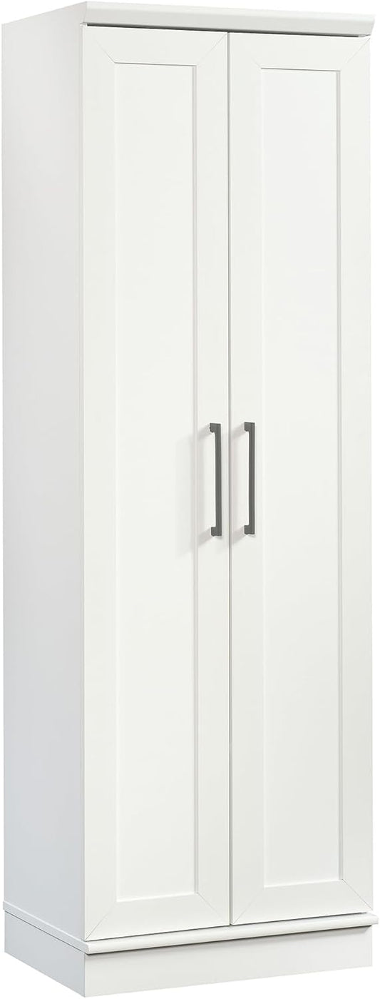 Sauder HomePlus Storage Cabinet/ Pantry cabinets, Soft White finish