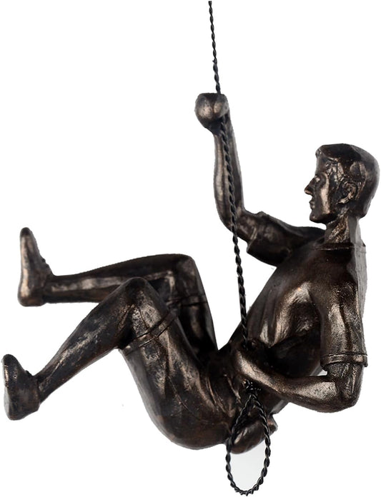 Climbing Men Wall Art Decor Sculpture,Nordic Modern Simplicity Decorative Wall Art, Climbing Man Sculptures,Home & Office Climber Gifts