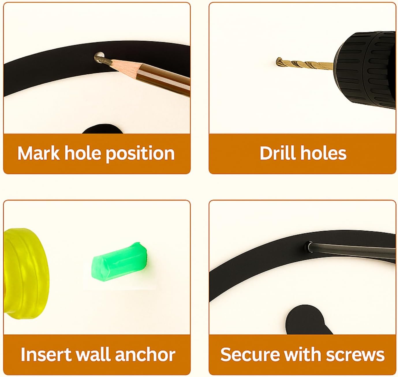 SHIMANY Black Metal Wall Art - Hummingbird Hanging Wall Sculpture with Floral Design for Bedroom, Living Room, or Reading Nook - Botanical Accent