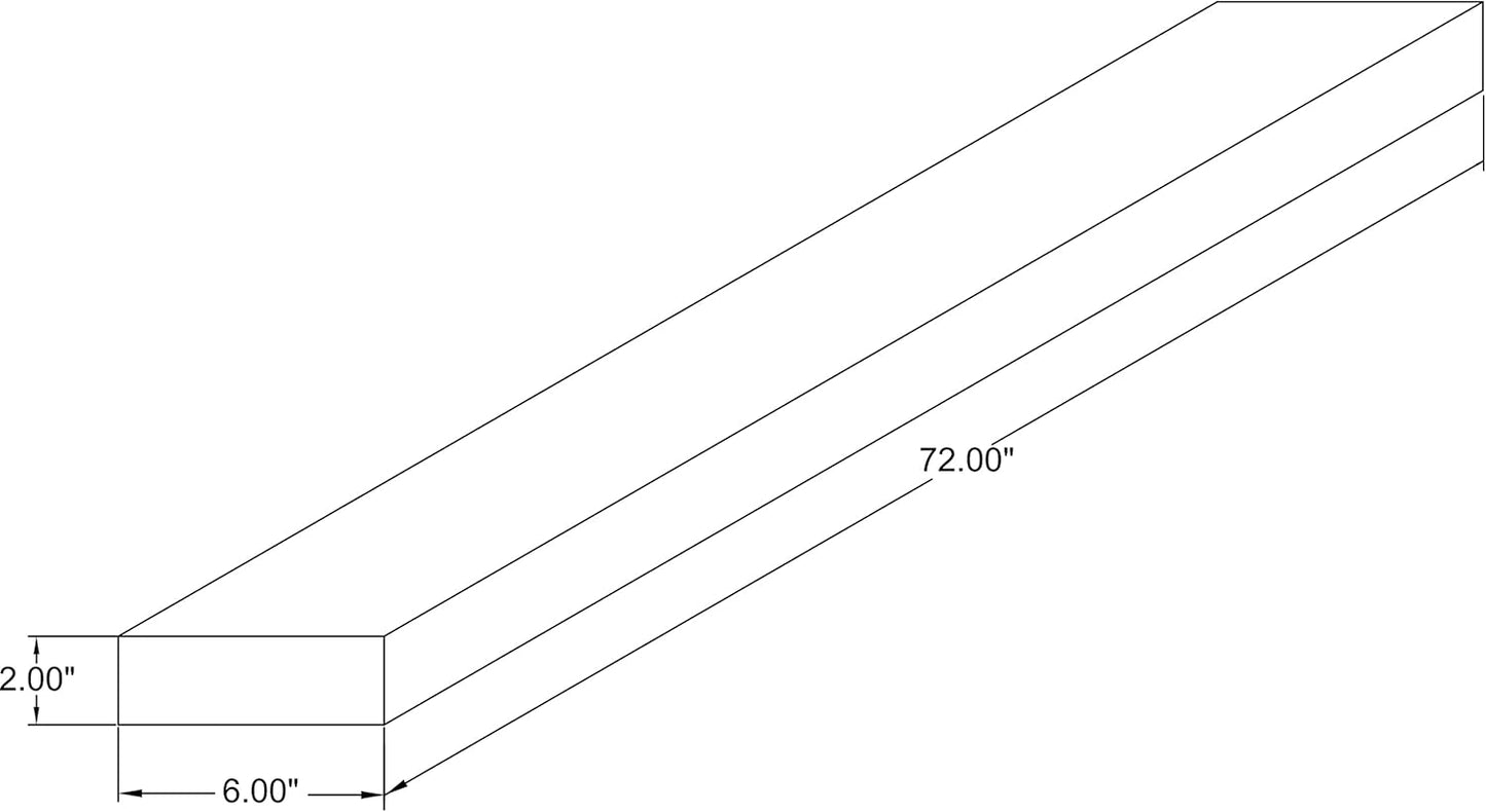 joelsantiques 72 Inch Wooden Floating Shelves for Wall - 72x6x2 in - Made of Natural Wood - Long Heavy Duty Rustic Wall Shelves for Bedroom - Perfect for Living Room, Kitchen - Mocha