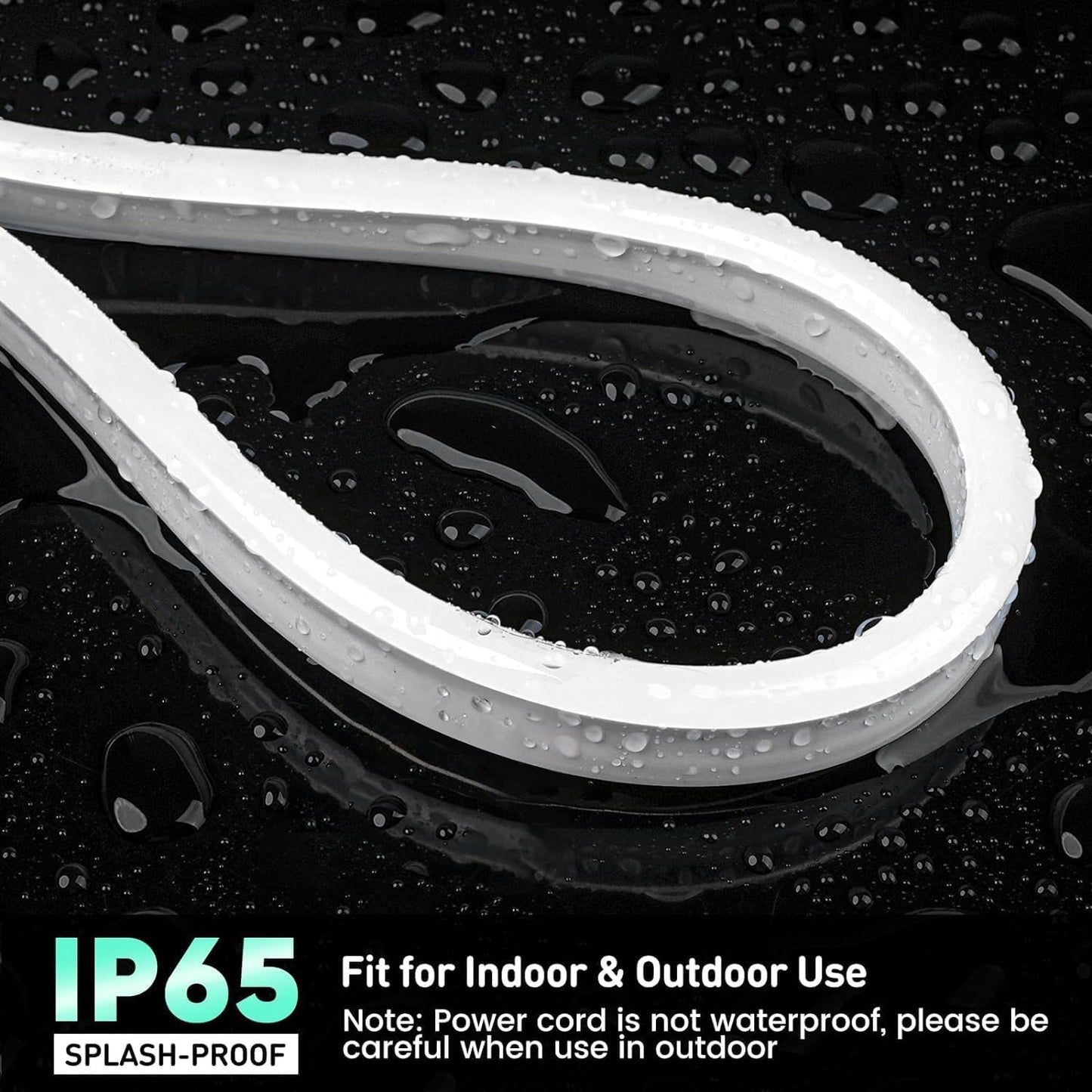 GZBtech RGB LED Neon Rope Lights 66FT/20M, AC 110-120V Waterproof Color Changing LED Rope with Remote Controller, Dimmable Multi Color Neon Rope Lighting for Indoor Outdoor Commercial Use