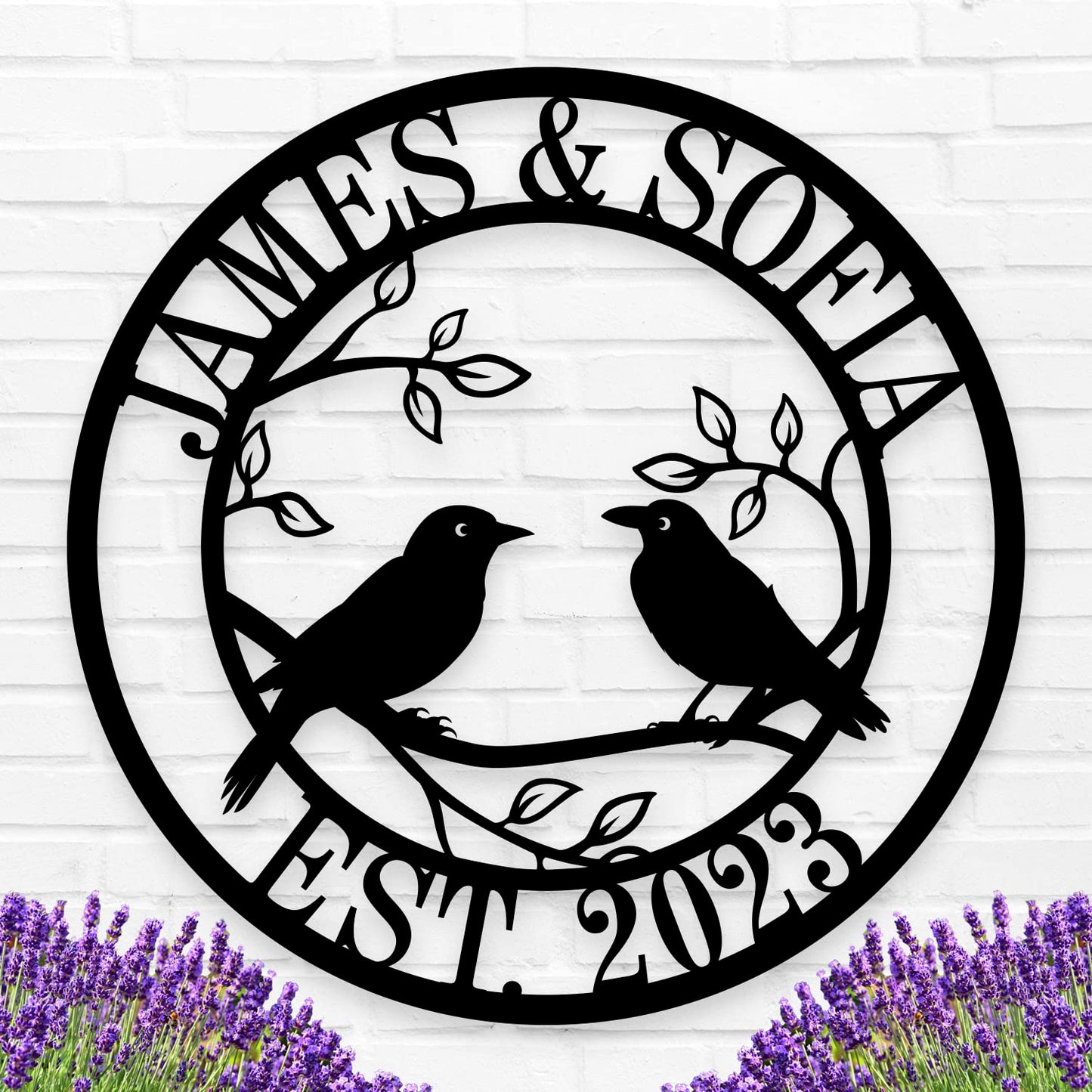 Personalized Anniversary Wedding Gifts for Couple | Wedding Gifts for Couples 2025 | Couples Gift for Her | Anniversary Wedding Date Sign