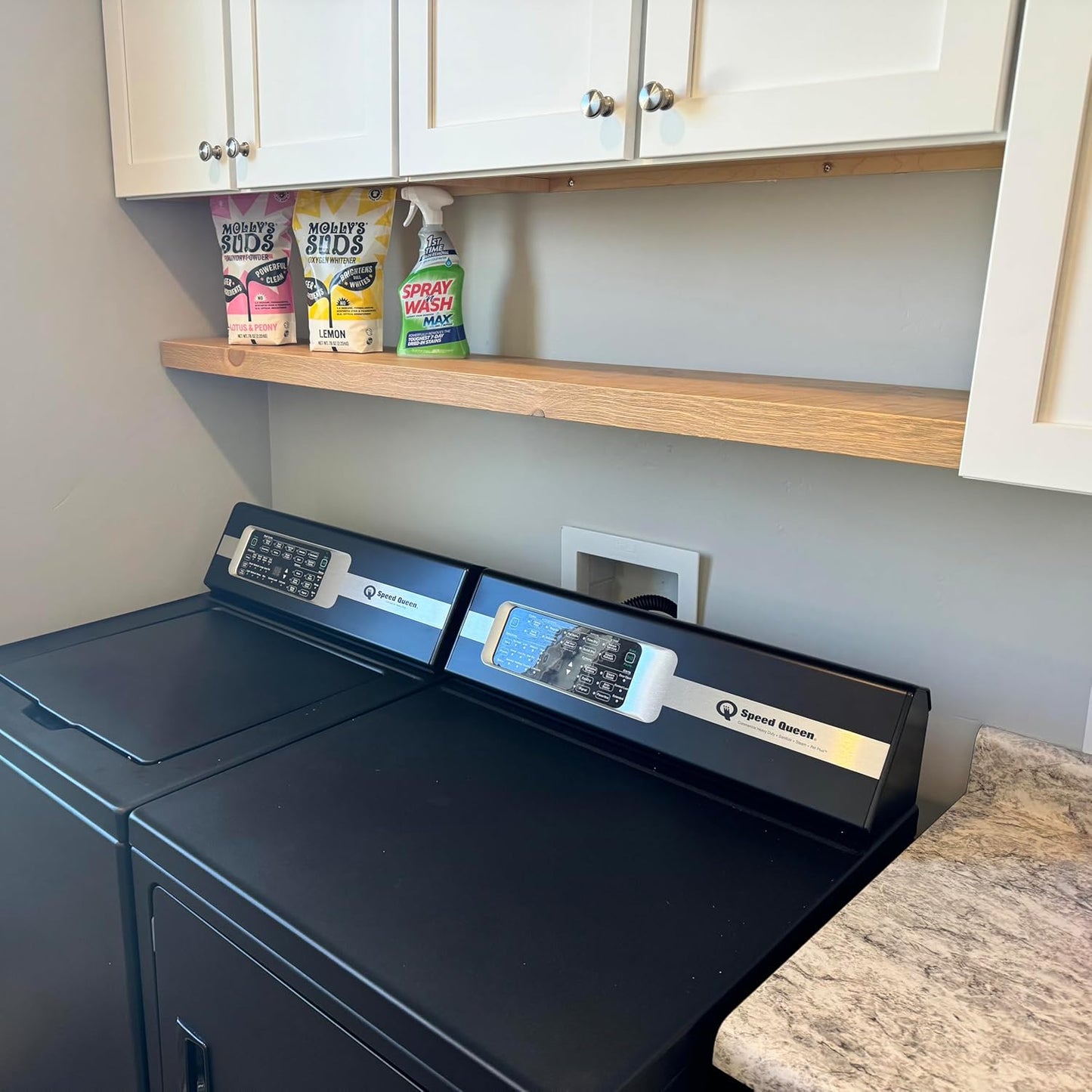 joelsantiques 60 Inch Wooden Floating Shelves for Wall - 60x6x2 in - Made of Natural Wood - Rustic Wall Shelves for Bedroom - Perfect for Living Room, Kitchen - Natural