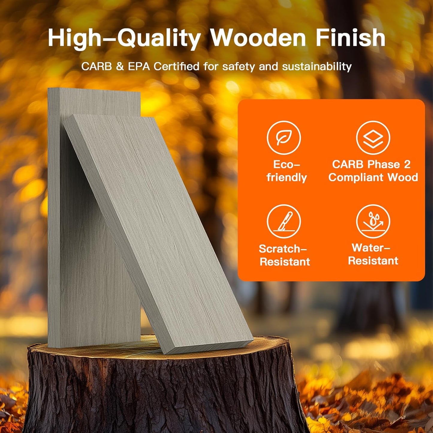 Pipishell Fluted 6 Drawers Dresser for Bedroom, 47" Wooden Drawers with Metal Handle, Dressers with Round Corner Design, Closet Storage Organizer for Bedroom, Hallway, Grey