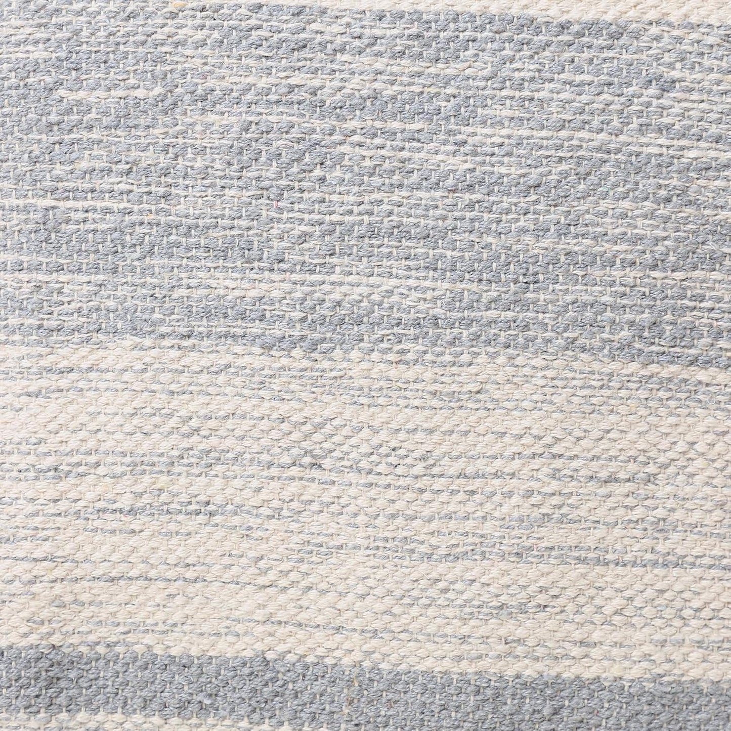 REDEARTH · Tufted Pouf Ottoman with Filler Textured Storage Cube Bean Bag Pouffe Footrest for Living Room, Bedroom, Nursery, Kidsroom; 100% Cotton (17.5"X17.5"X17.5", Melange Delight Gray)